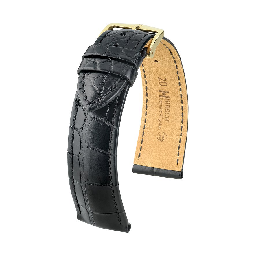 Hirsch Lederband Genuine Croco