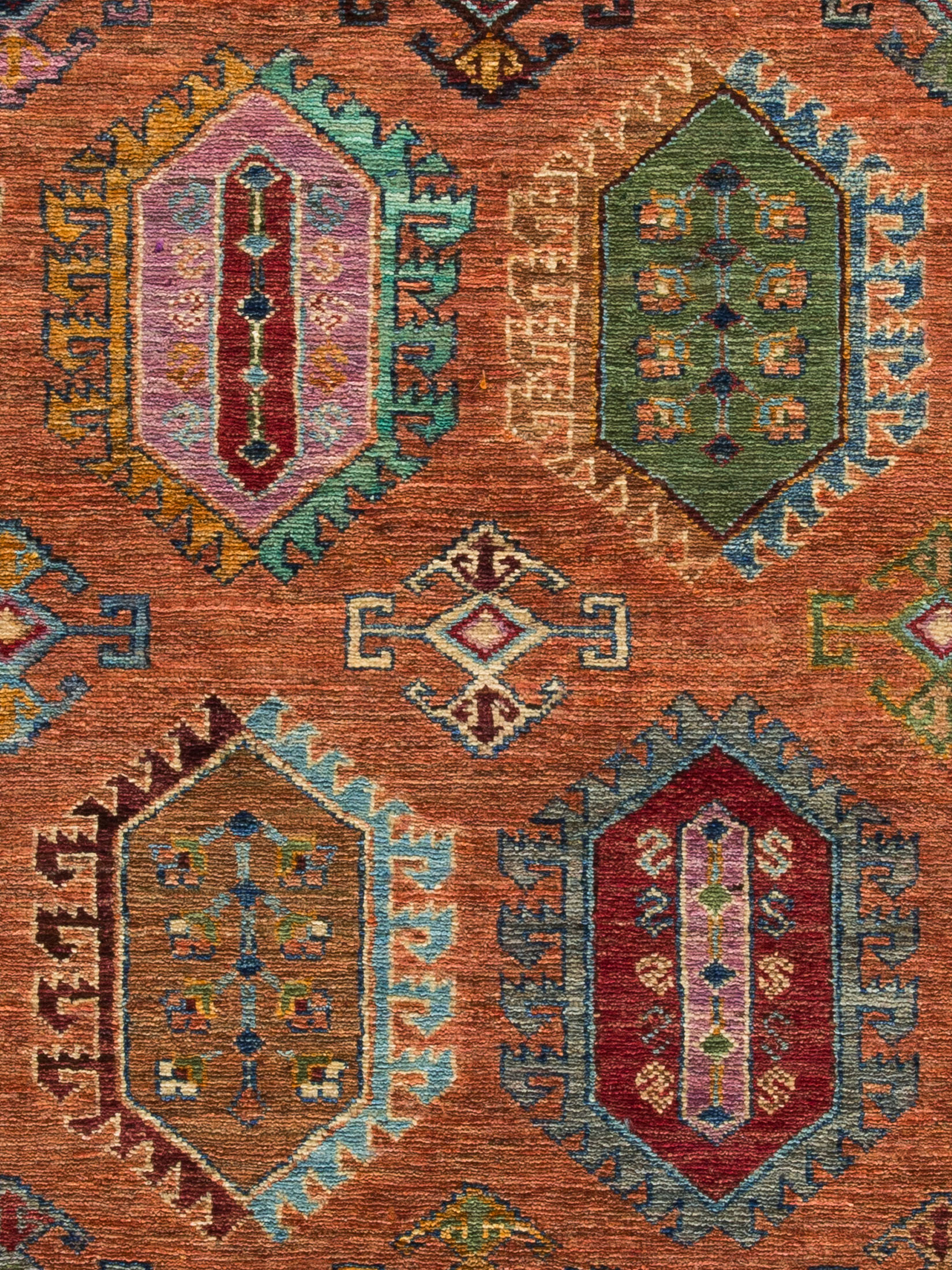 Kazak Ghazni ca. 172 x 243 cm, Unikat / Einzelstück