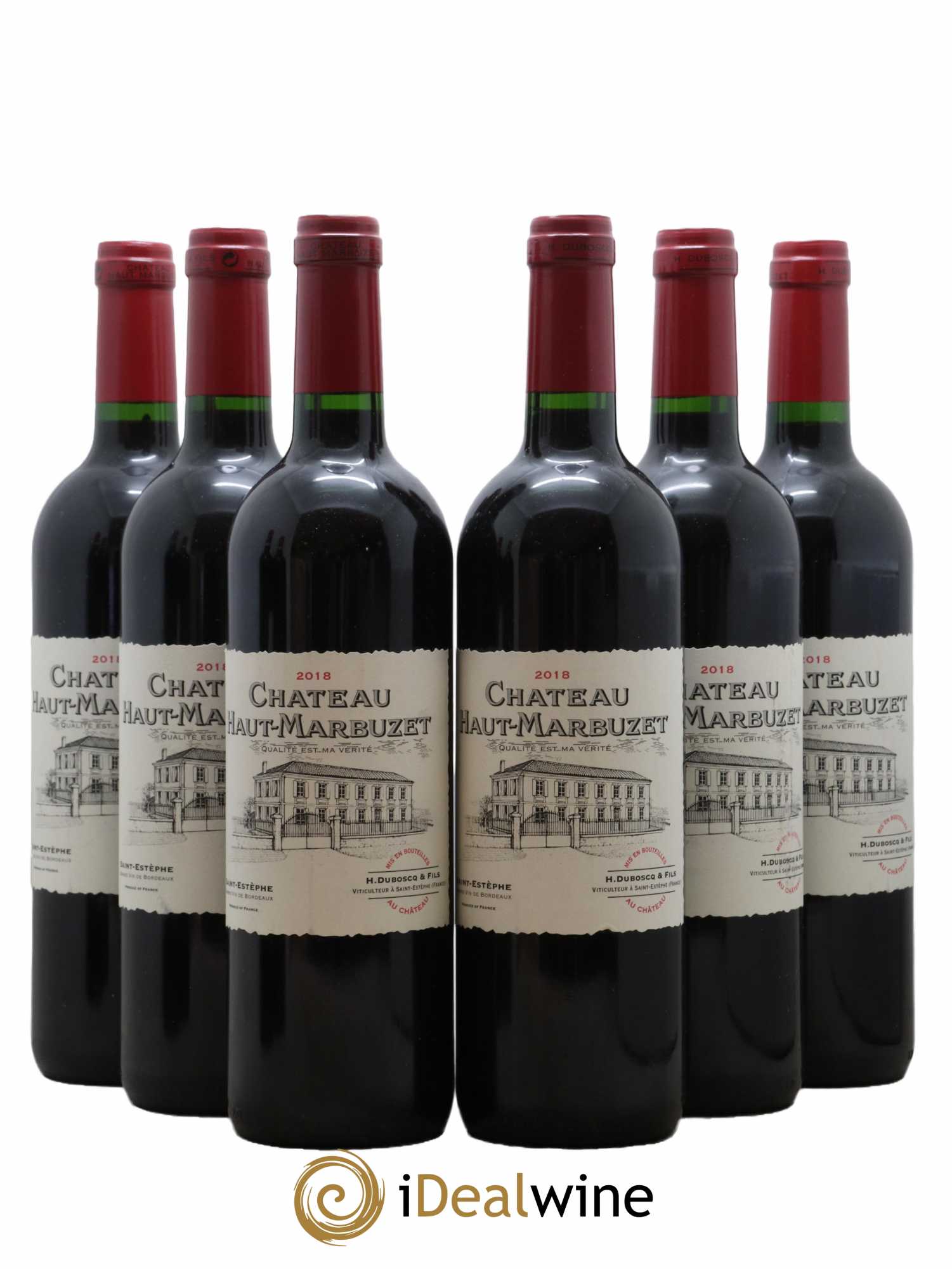 Château Haut Marbuzet  2018 - Lot de 6 Bouteilles