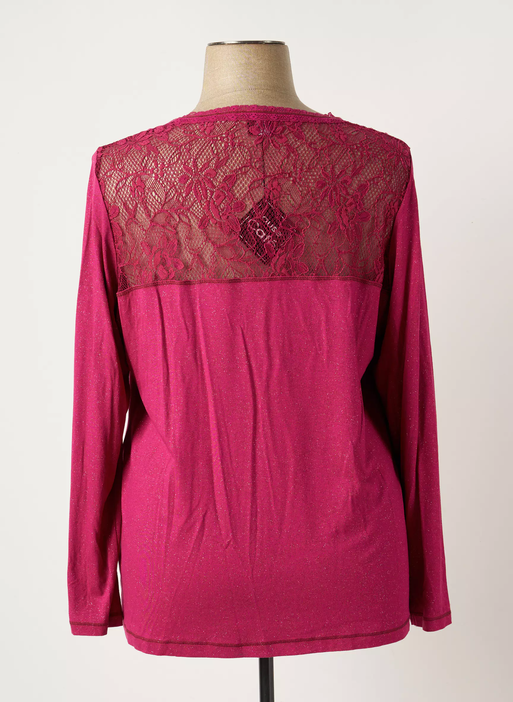 Pause Cafe Tops Femme couleur rose