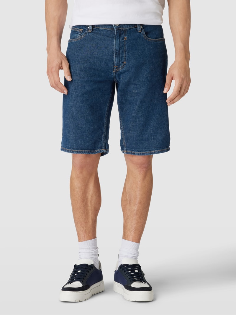 Jeansshorts im 5-Pocket-Design Modell 'NAAIL' in dunkelblau