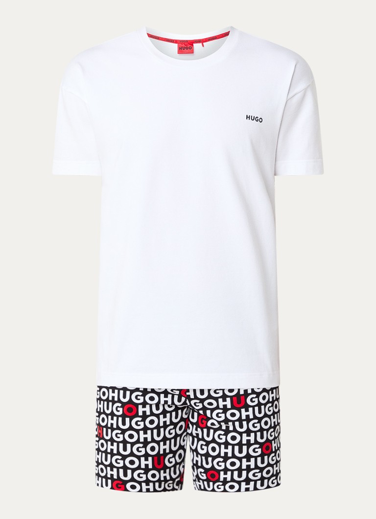 HUGO BOSS Pajama set with logo print