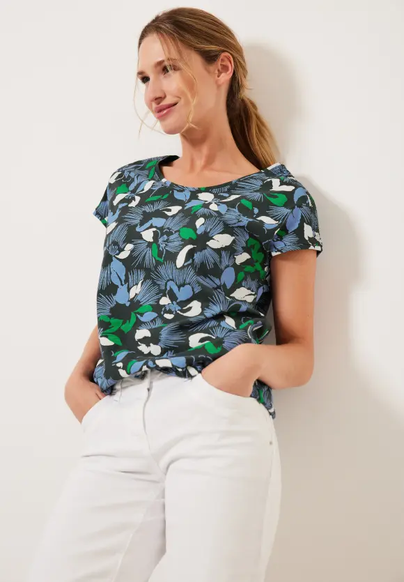 CECIL Blumenprint T-Shirt