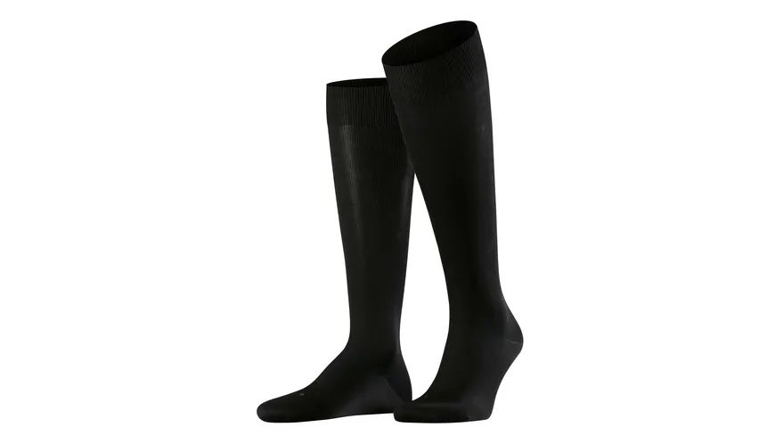 FALKE Herren Kniestrümpfe Energizing Cotton black