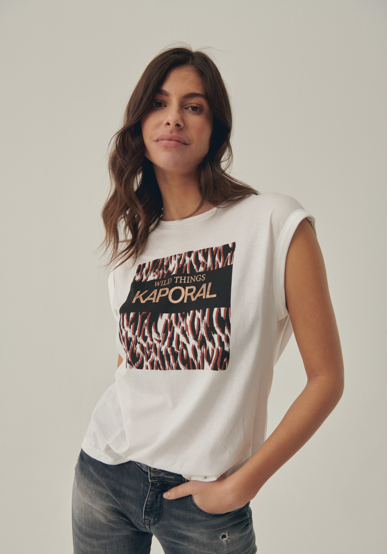 LANDY  T-shirt blanc femme