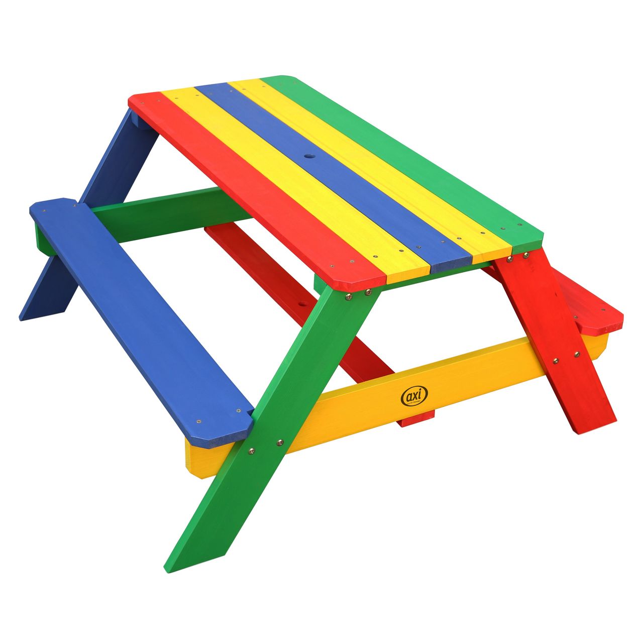 AXI Nick Picknicktisch Regenbogen - Sonnenschirm Regenbogen