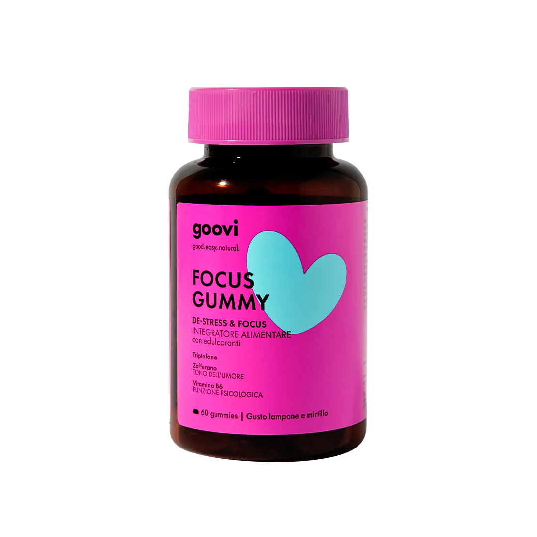FOCUS GUMMY Nahrungsergänzungsmittel zur Stressbewältigung und Konzentrationssteigerung – Nahrungsergänzungsmittel für Konzentration und Gedächtnis, gegen Stress und Schlaflosigkeit