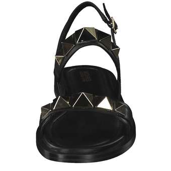 Michael Kors Wren Flat Sandal in schwarz