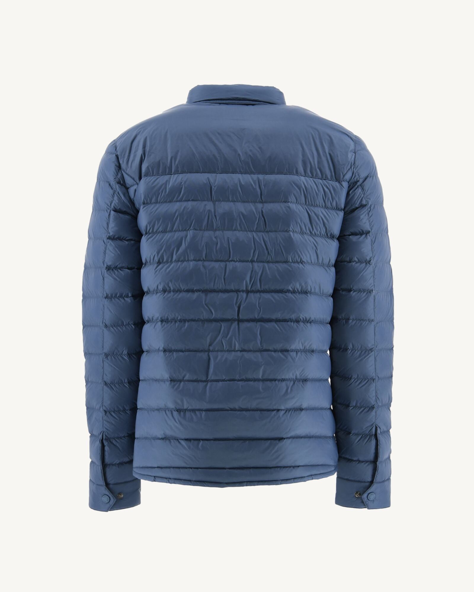 Doudoune légère col chemise Bleu jeans Cris