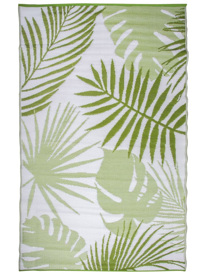 Esschert Design Outdoorteppich in Grün-weiß günstig kaufen onesize