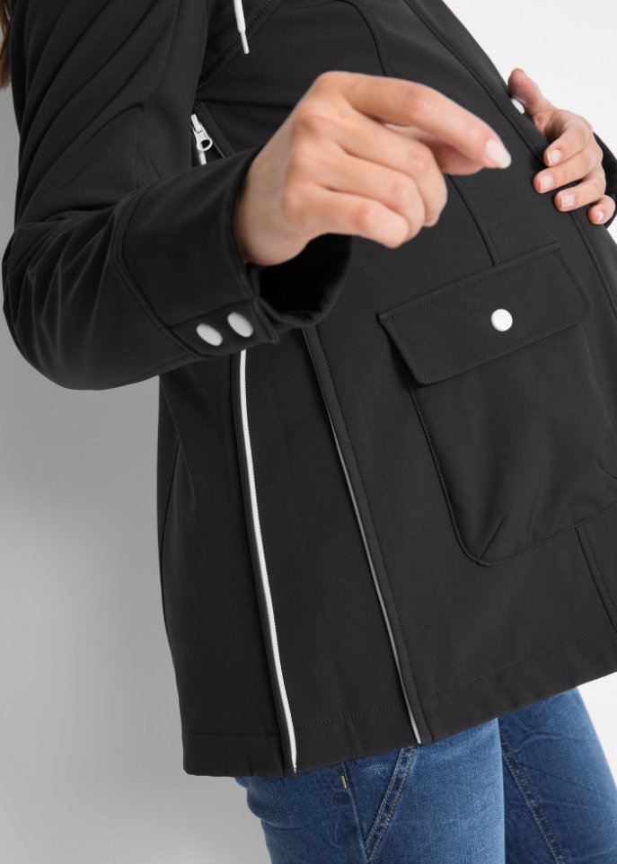 Softshell-Tragejacke / Softshell-Umstandsjacke