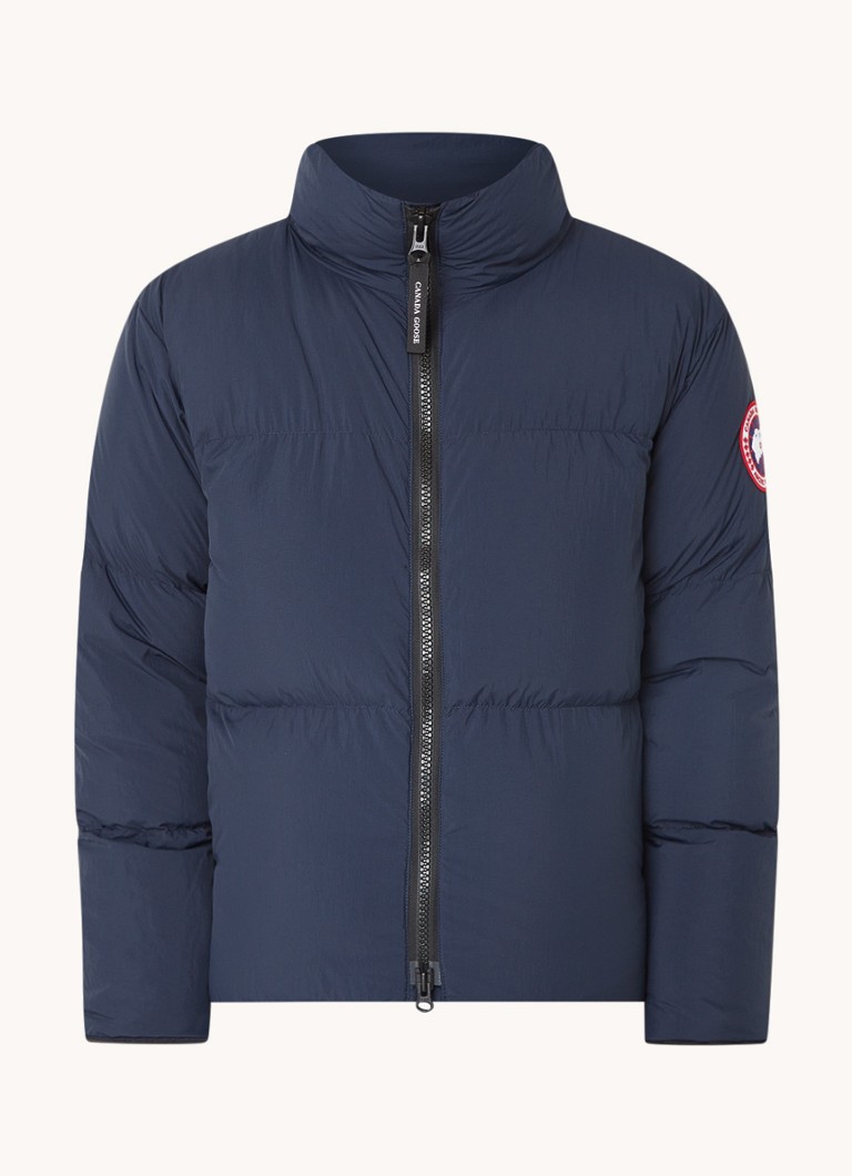 Doudoune Canada Goose Lawrence avec garnissage en duvet et logo