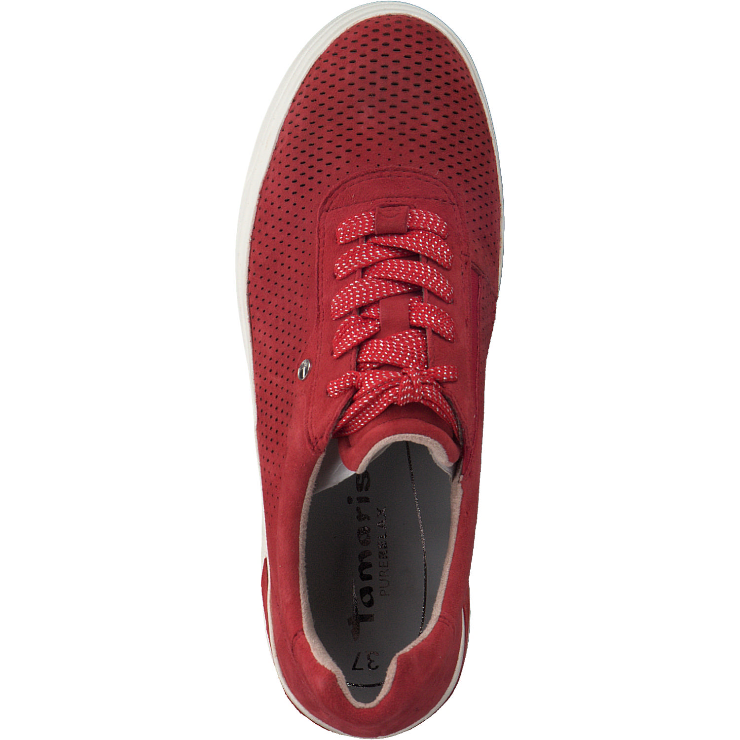 Tamaris 23726, Sneakers Low, Damen, Rot
