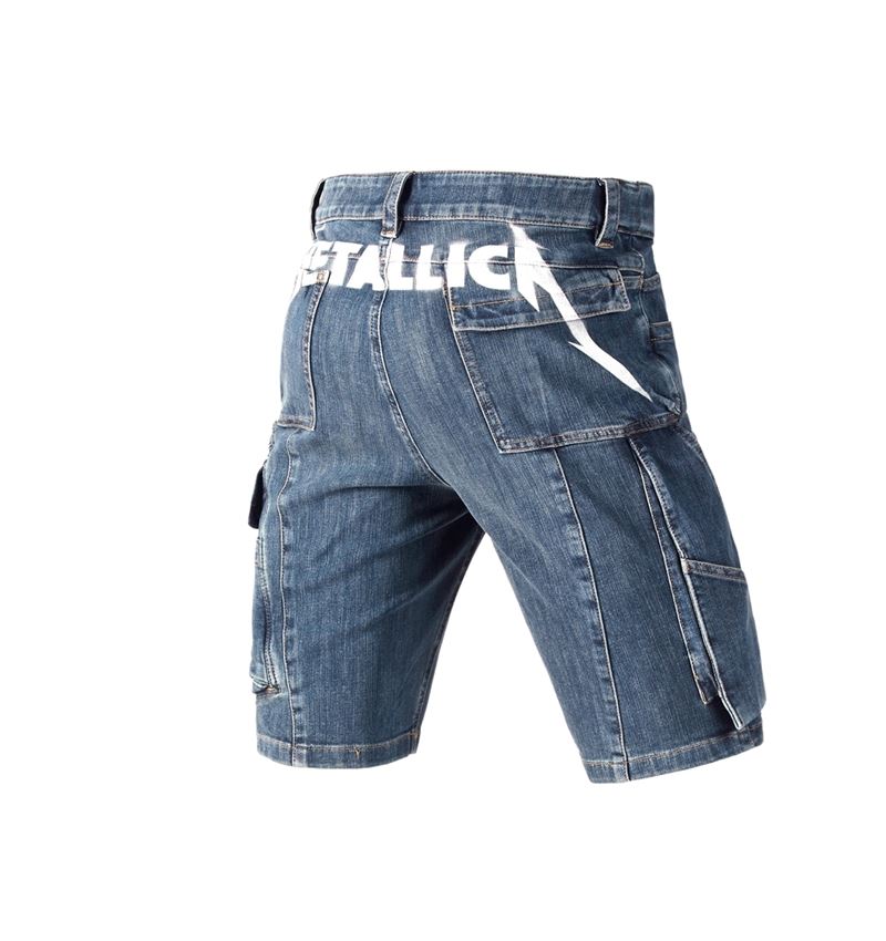 Metallica denim shorts