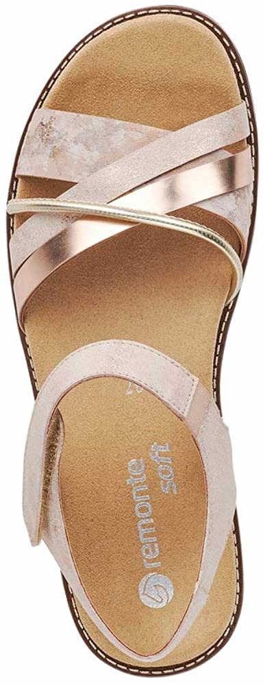 REMONTE Riemchen Sandalen rose