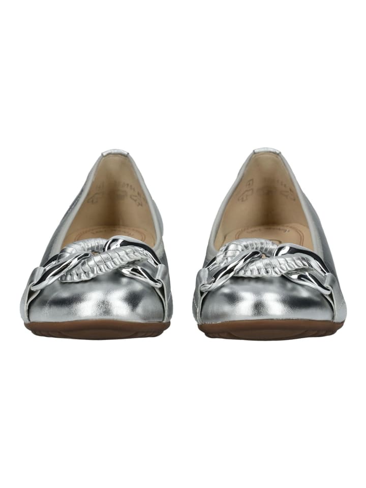 Gabor Ballerinas in Silber günstig kaufen