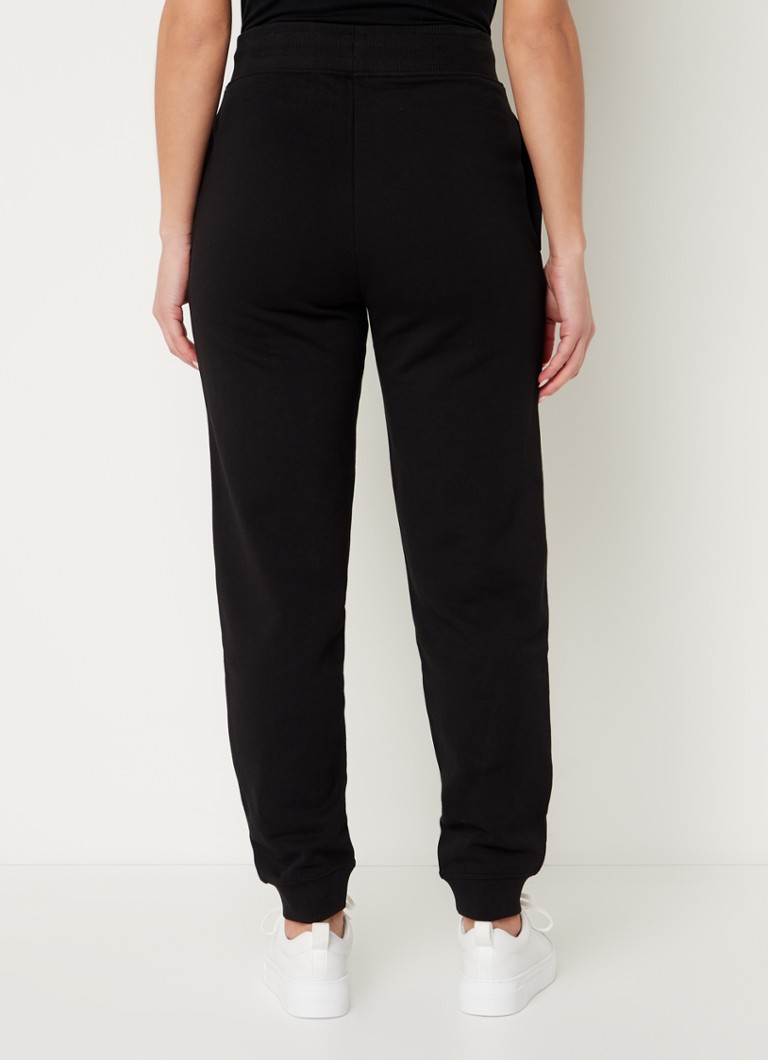 HUGO BOSS Nelfinia high waist tapered fit sweatpants with logo embroidery
