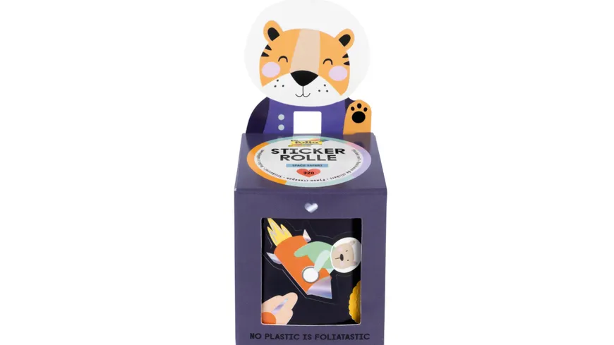 folia Stickerrolle SPACE SAFARI 320 Teile 4 m
