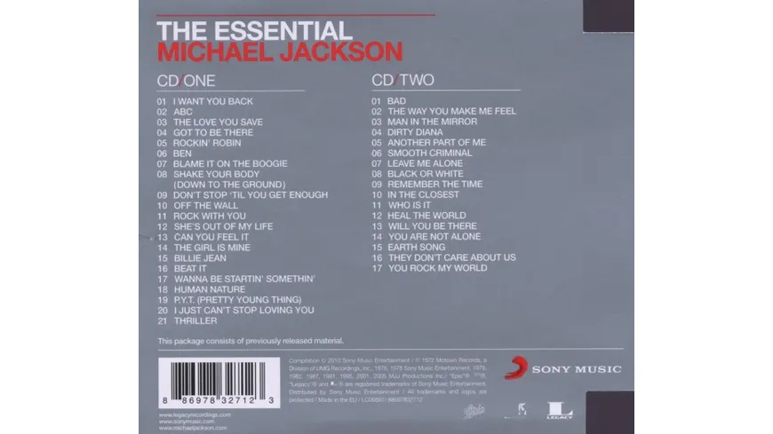 The Essential Michael Jackson