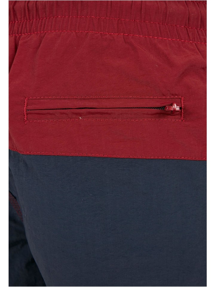 Urban Classics Urban Classics Badeshorts in navy/burgundy günstig kaufen