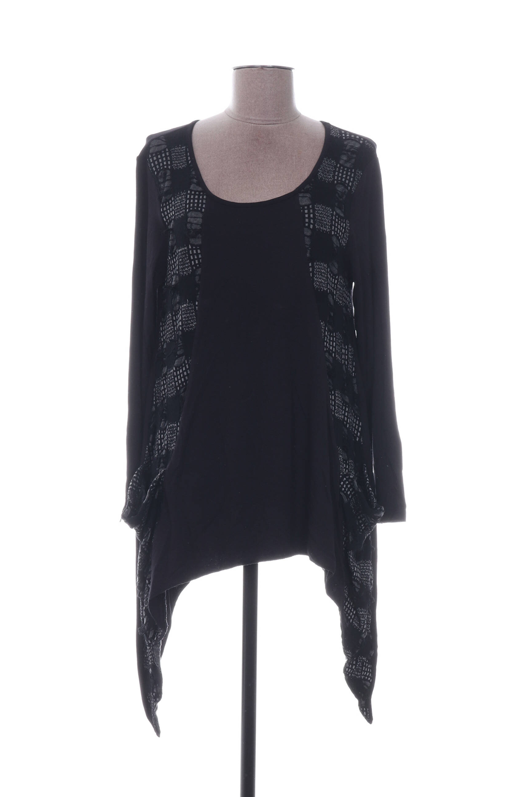 G Oze Tuniquemanchelongue Femme couleur noir
