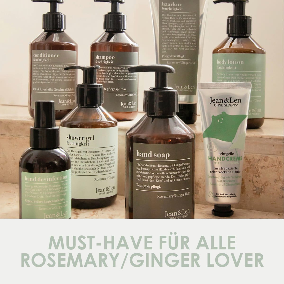 Handcreme Rosemary & Ginger 5 % Urea, 75 ml
