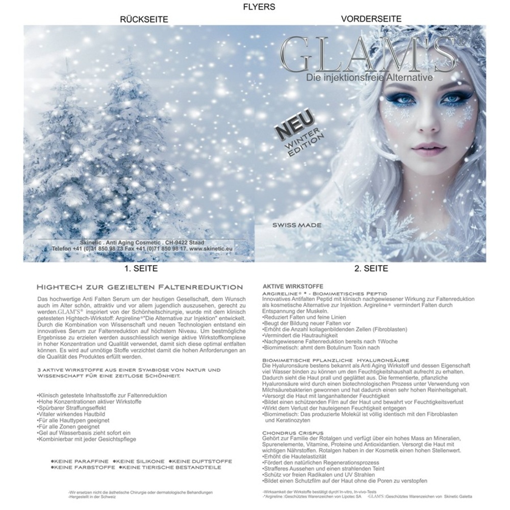 Glam's Injection Free Anti-Wrinkle Gel Soin anti âge