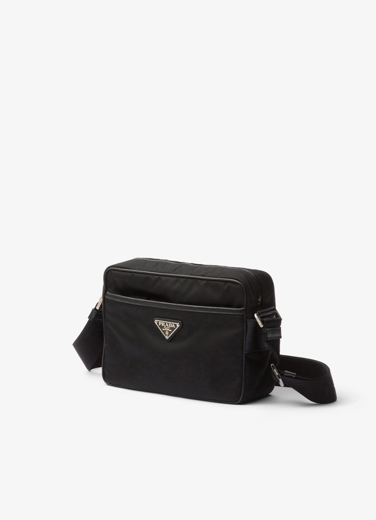 Prada Re-Nylon kabelka přes rameno s koženými detaily