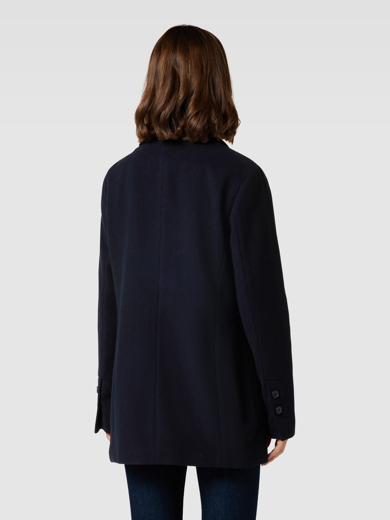 Jacke mit doppelreihiger Knopfleiste in marineblau