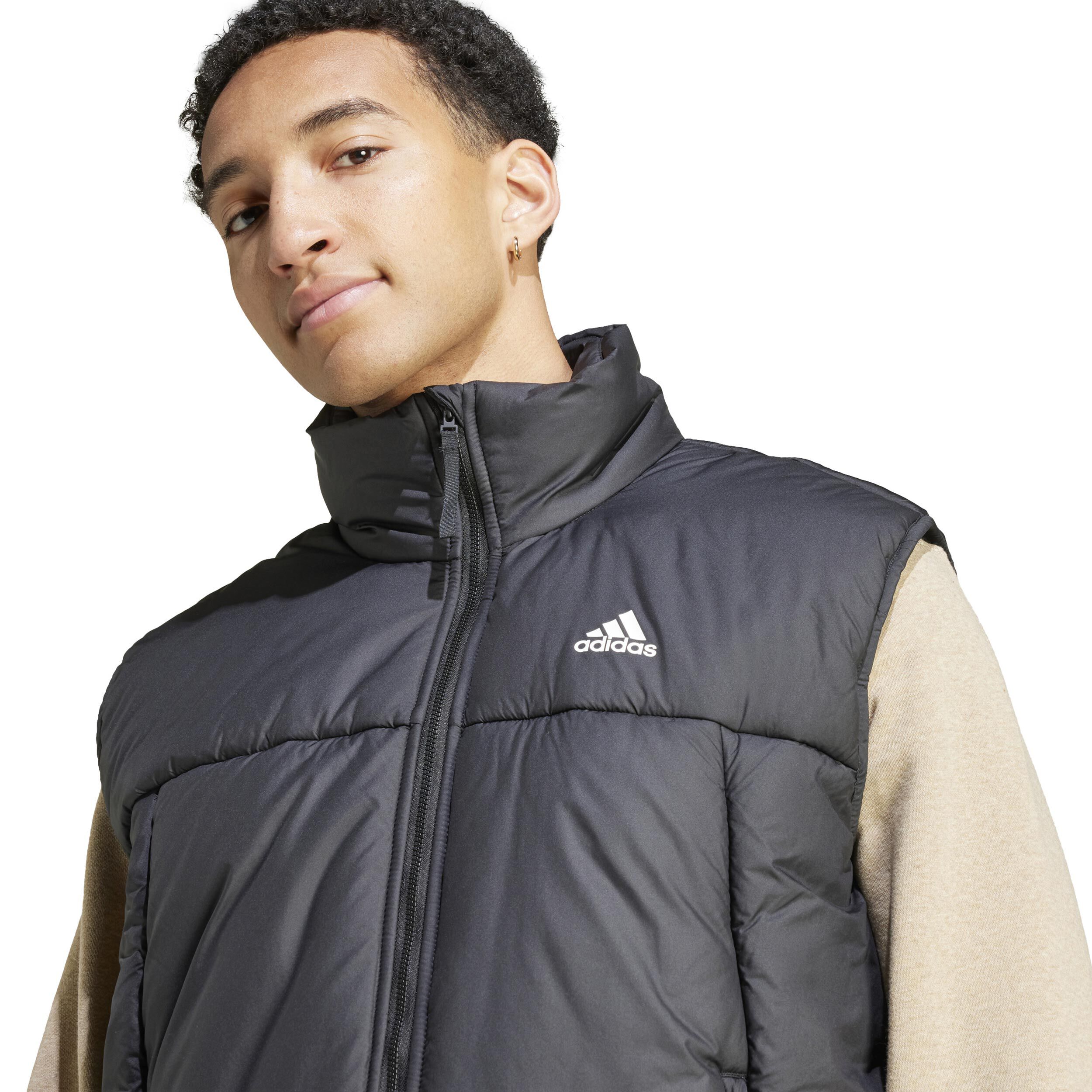 3 Stripes Puffy Weste Herren - Schwarz