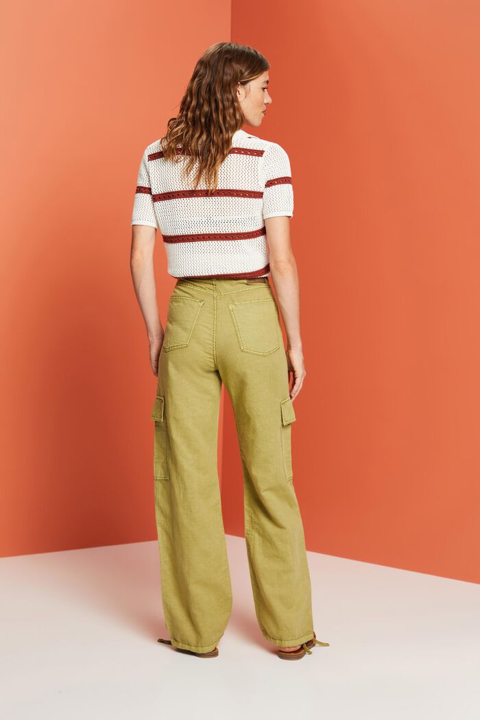 Pants woven