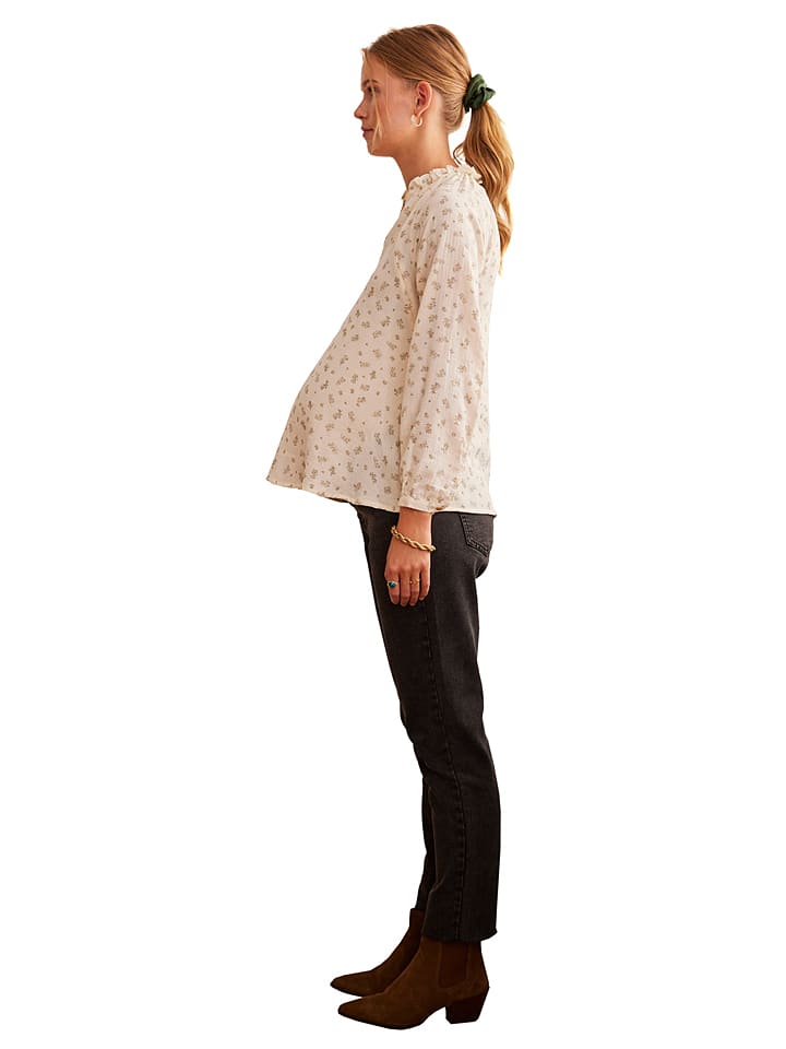 vertbaudet Umstandsbluse in Beige günstig kaufen