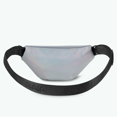 Large silver Rennes fanny pack
