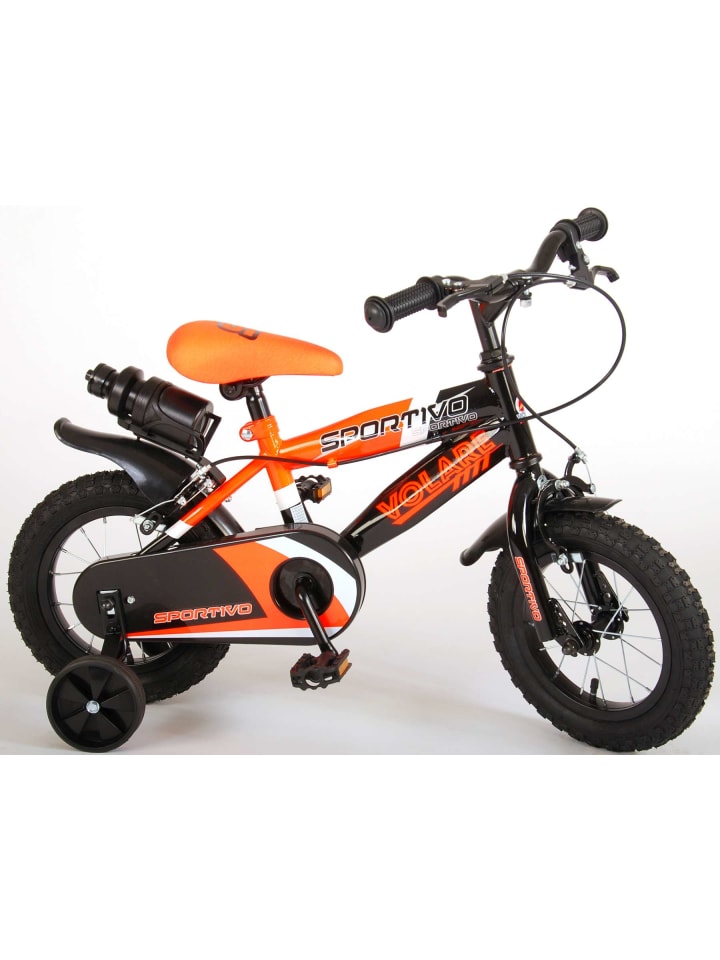 Volare Kinderfahrrad Sportivo Jungen 12 Zoll Kinderrad Neon Orange Schwarz 3 Jahre günstig kaufen onesize