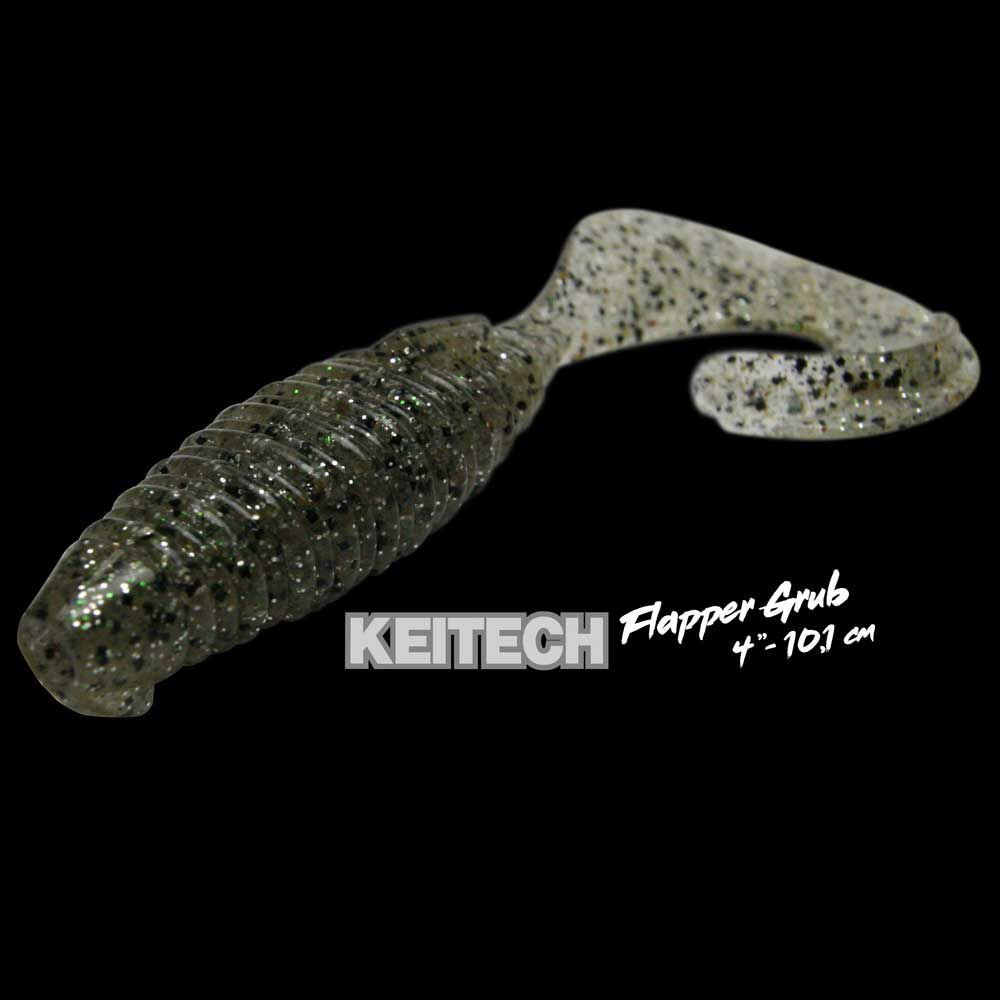 Keitech Flapper Grub -pehmoviehe 10,1 cm (7 kpl)