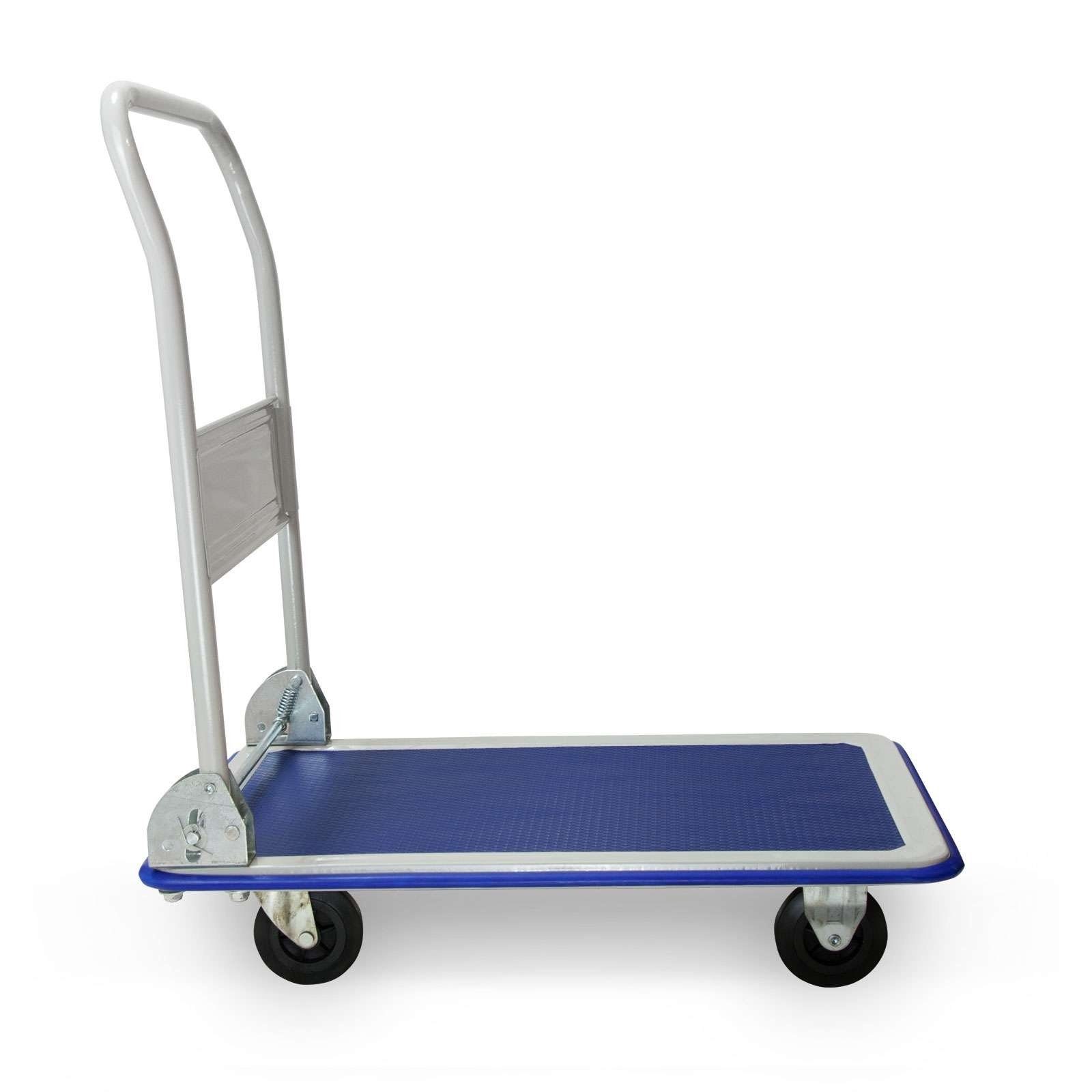 Grafner Transportwagen Grafner® Plattformwagen Tragkraft 150kg Transportwagen Lagerwagen Transportkarre in Premium Qualität, Transportfläche 82 x 47 cm, Tragkraft max. 150 kg