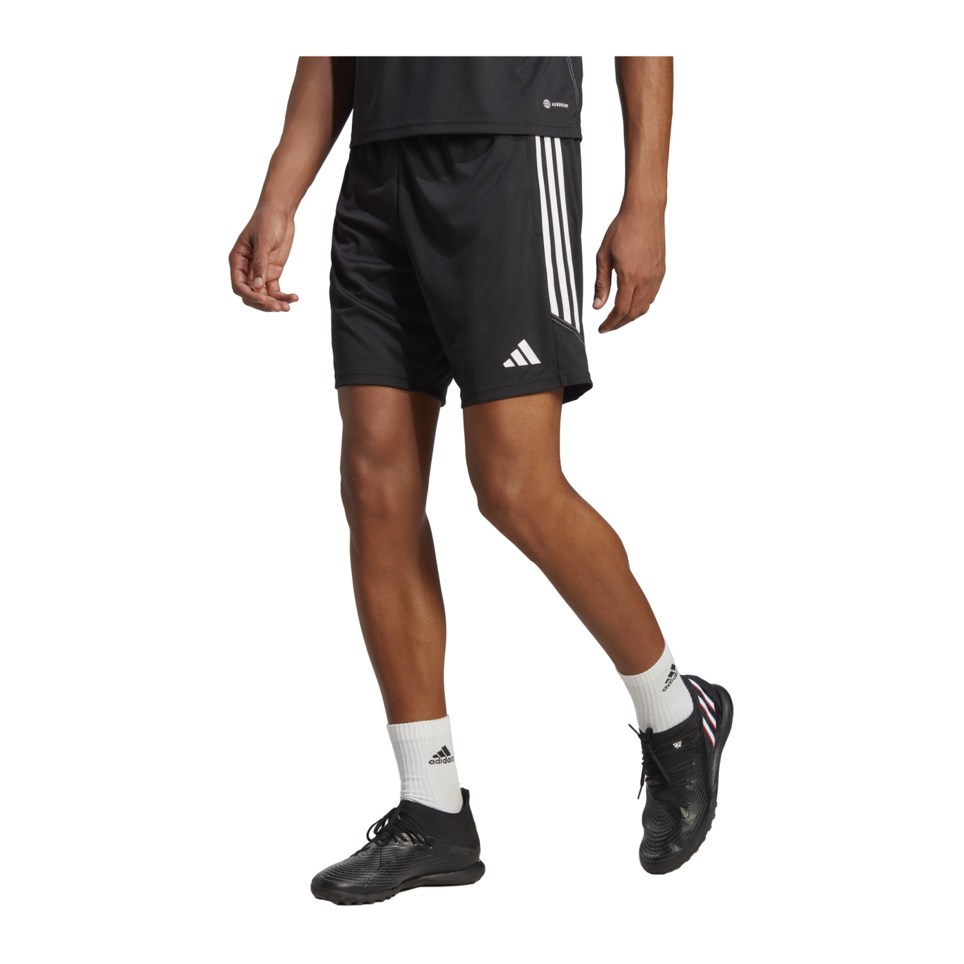 adidas Tiro 23 Short Schwarz Weiss