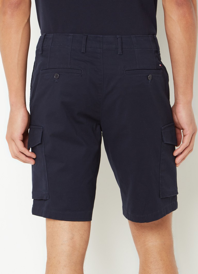 Pantaloni scurți cargo Tommy Hilfiger Harlem cu croială dreaptă și buzunare cu clapă