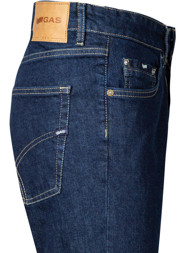 GAS, Jeans Albert, Slim Fit, Baumwoll-Stretch, navy