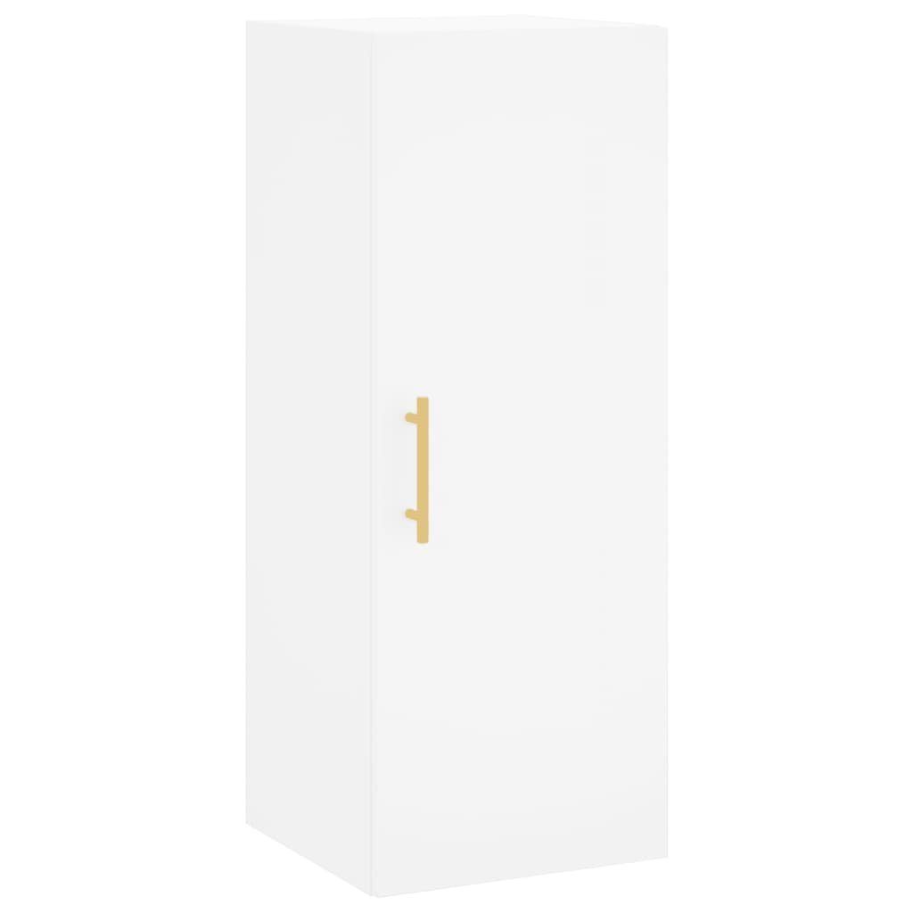 vidaXL Sideboard Wandschrank Weiß 34,5x34x90 cm (1 St)