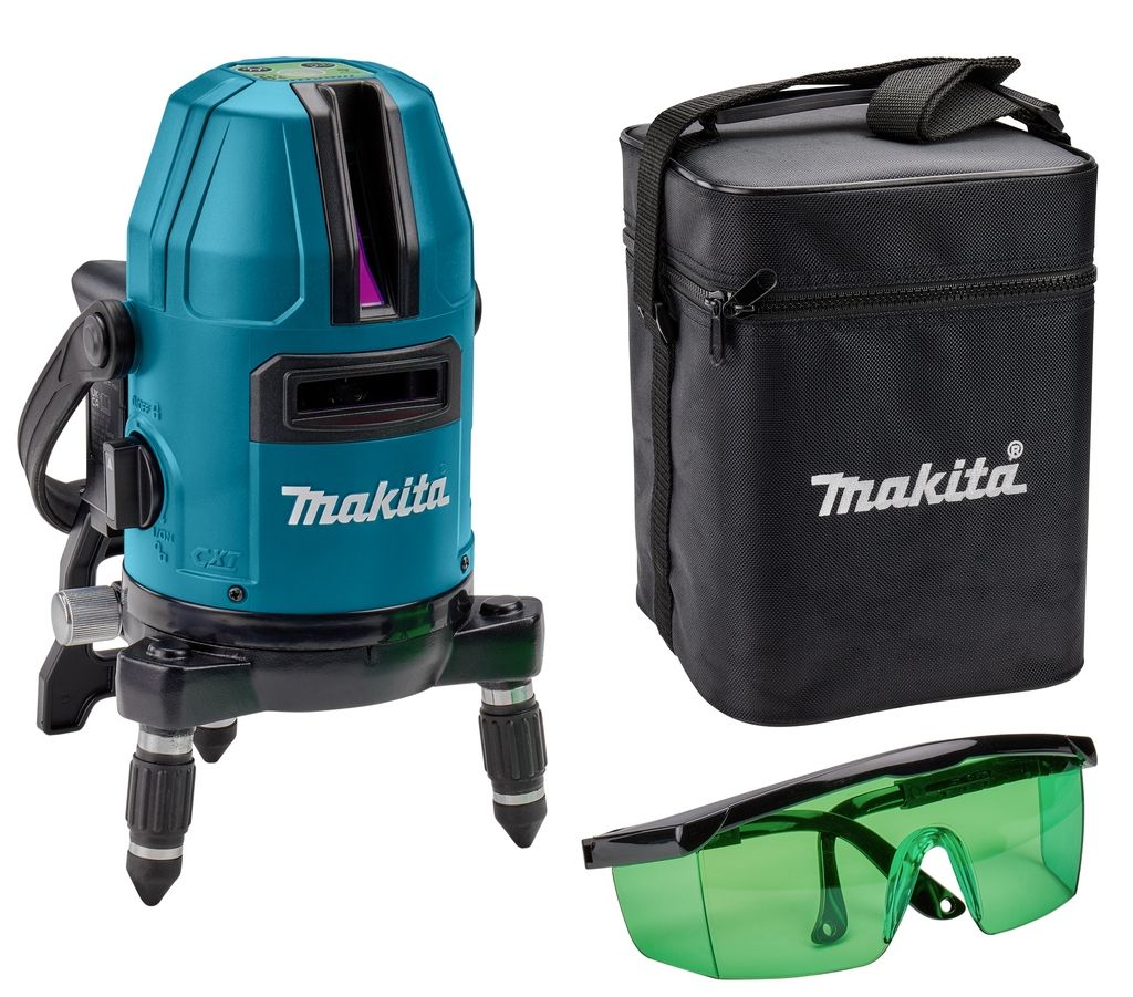 Makita SK10GDZ Samonivelační křížový laser zelený 12V bez baterií a nabíječky