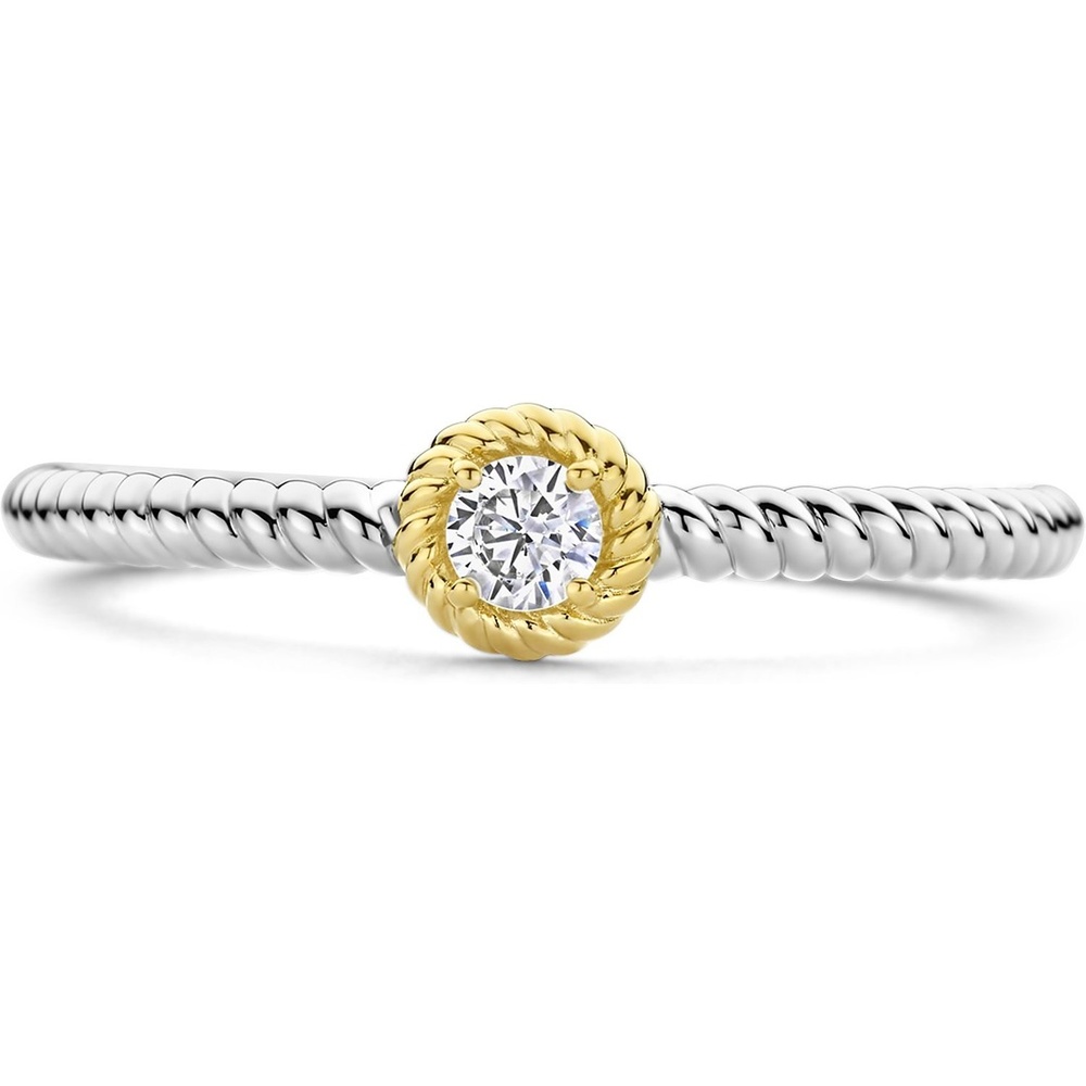 TI SENTO - Milano Bague pour femme 925 Argent or jaune Bague