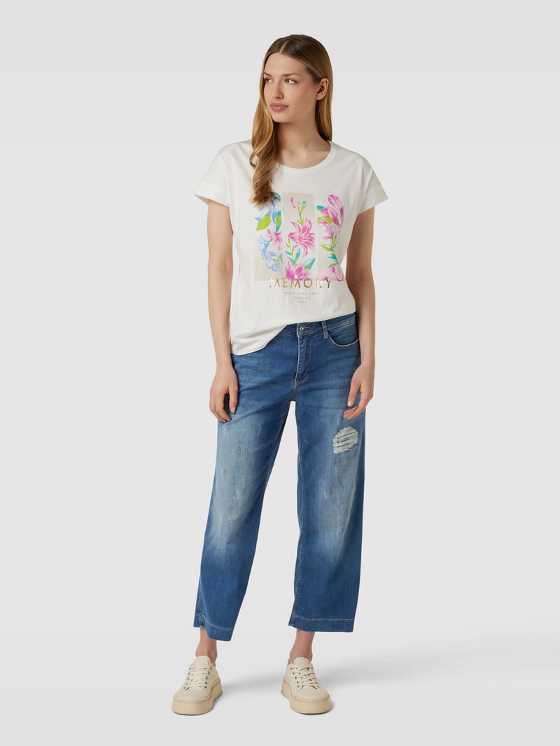 Culotte im Destroyed-Look Modell 'DREAM' in dunkelblau