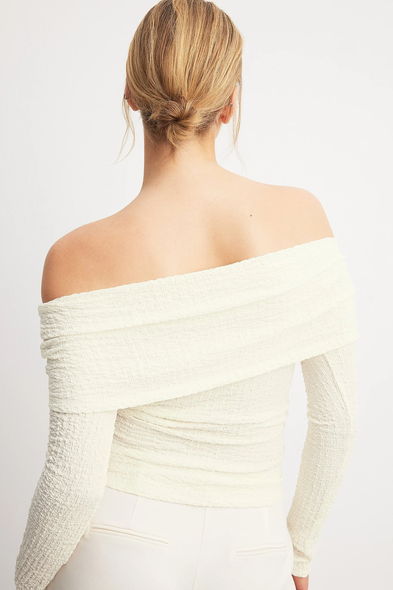 Off Shoulder Structured Top