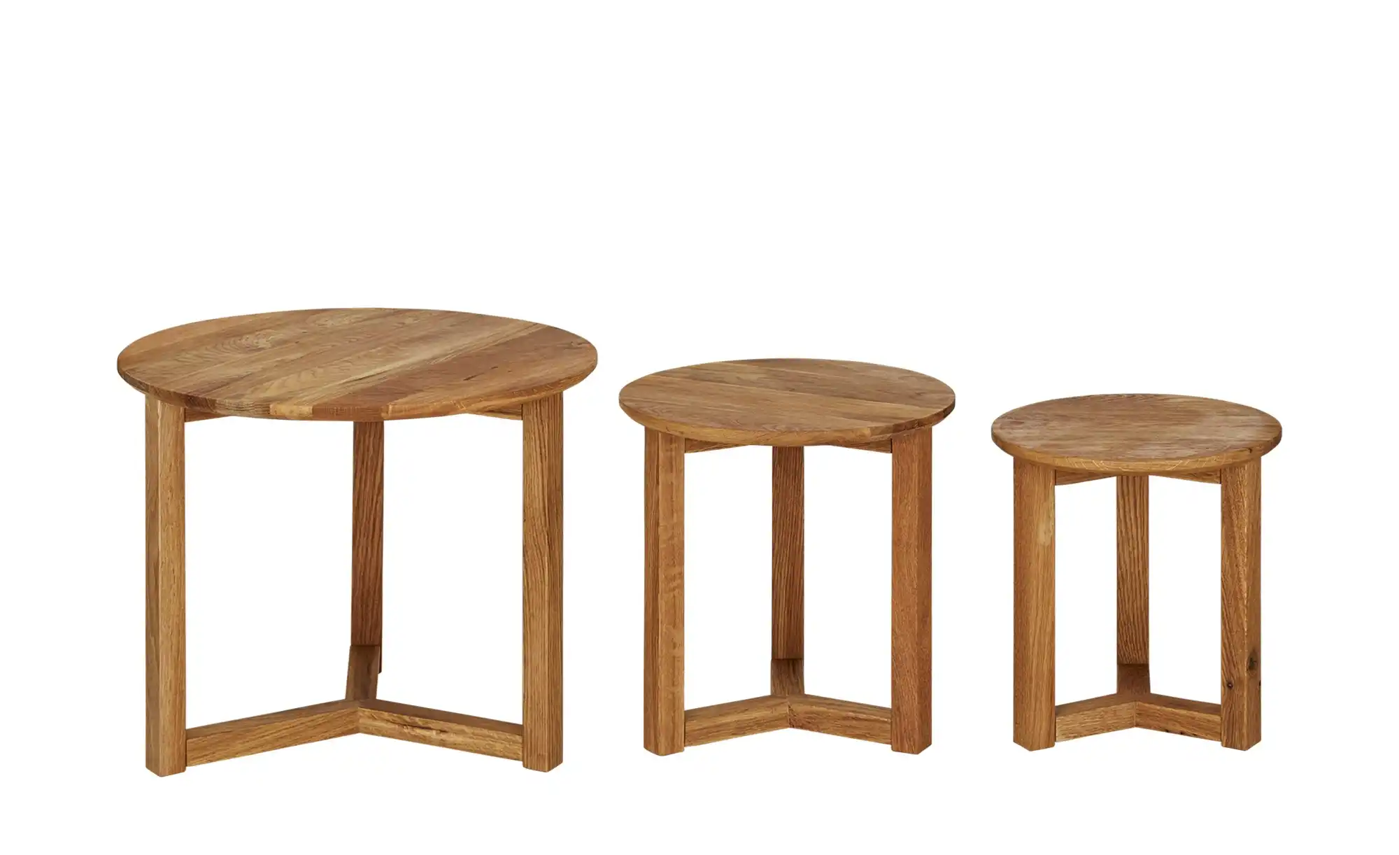 Couchtisch 3er Set Massivholz