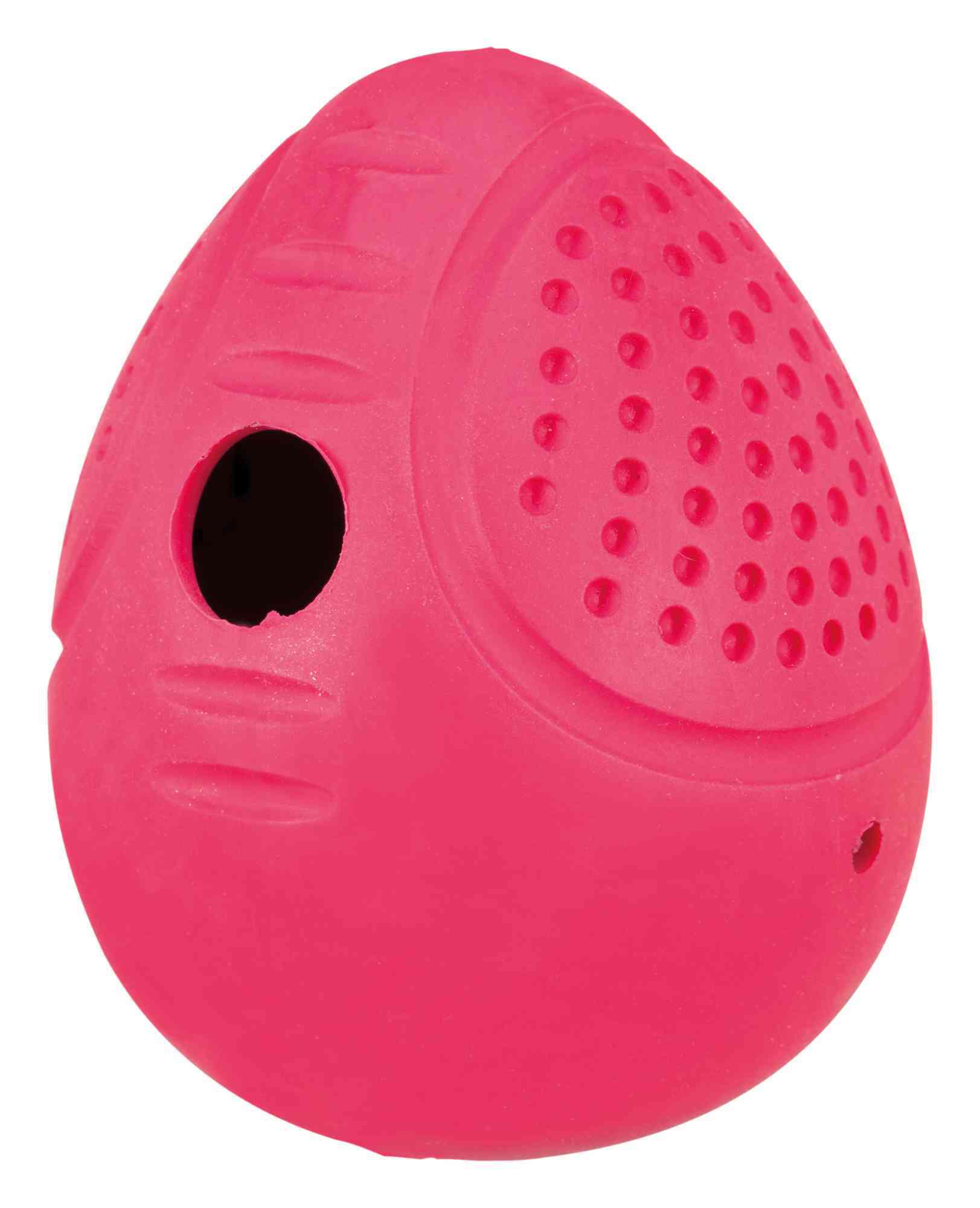 Trixie Intelligenzspielzeug Trixie Steh-Auf-Snack-Ei, Naturgummi 10 cm