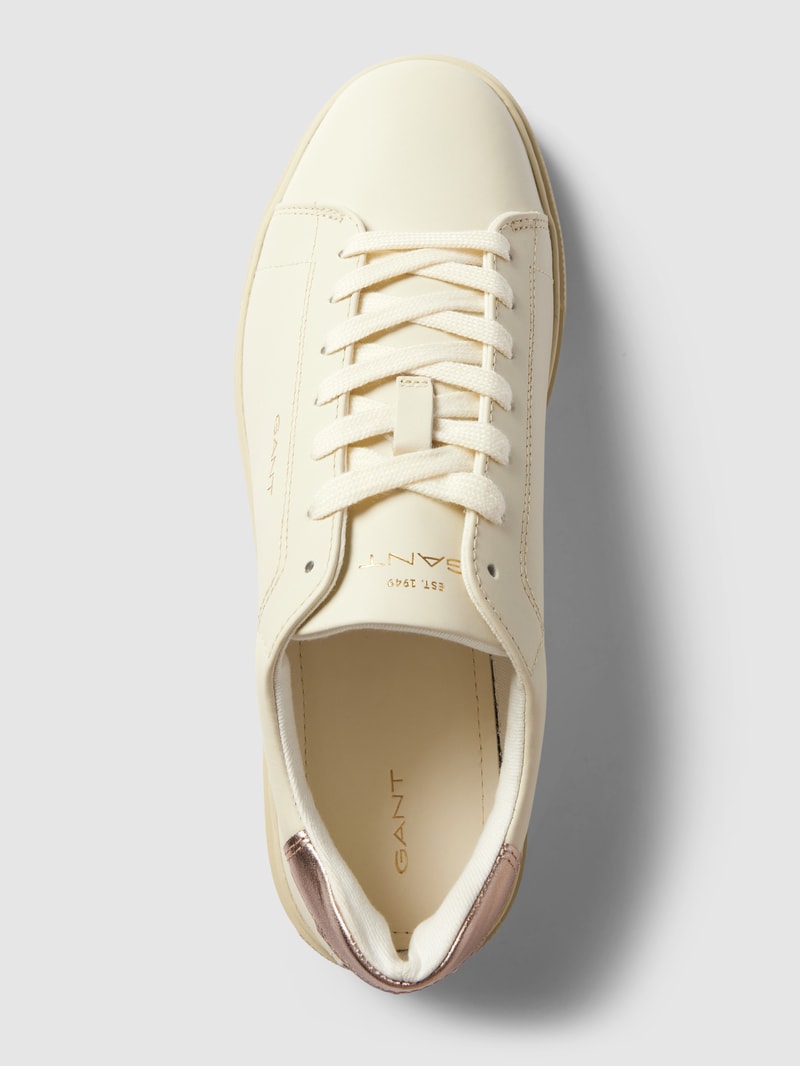 Sneaker mit Label-Detail Modell 'Julice' in beige
