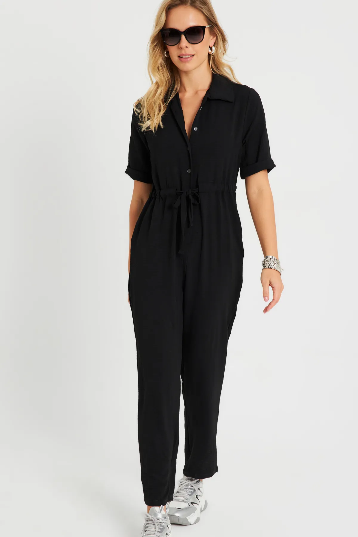 Cool & Sexy  Jumpsuit - Schwarz - Regular Fit