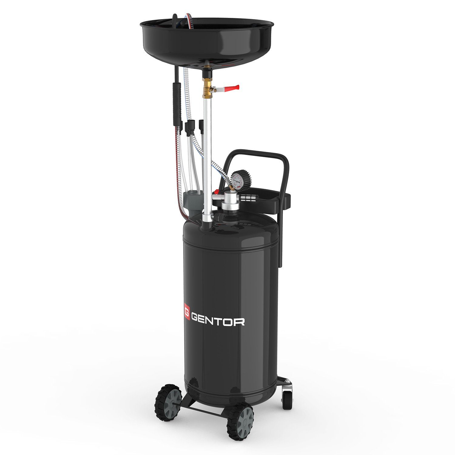 GENTOR Ölabsaugpumpe Ölauffangwanne Ölauffangsystem Ölauffangwanne Ölauffangwagen 80L