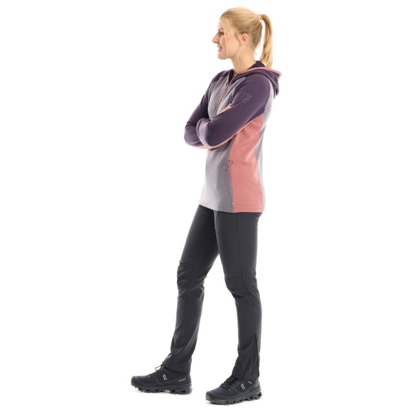 Stoic - Women's Merino260 StadjanSt. 3/4 Zip w. Hood - Merinohoodie